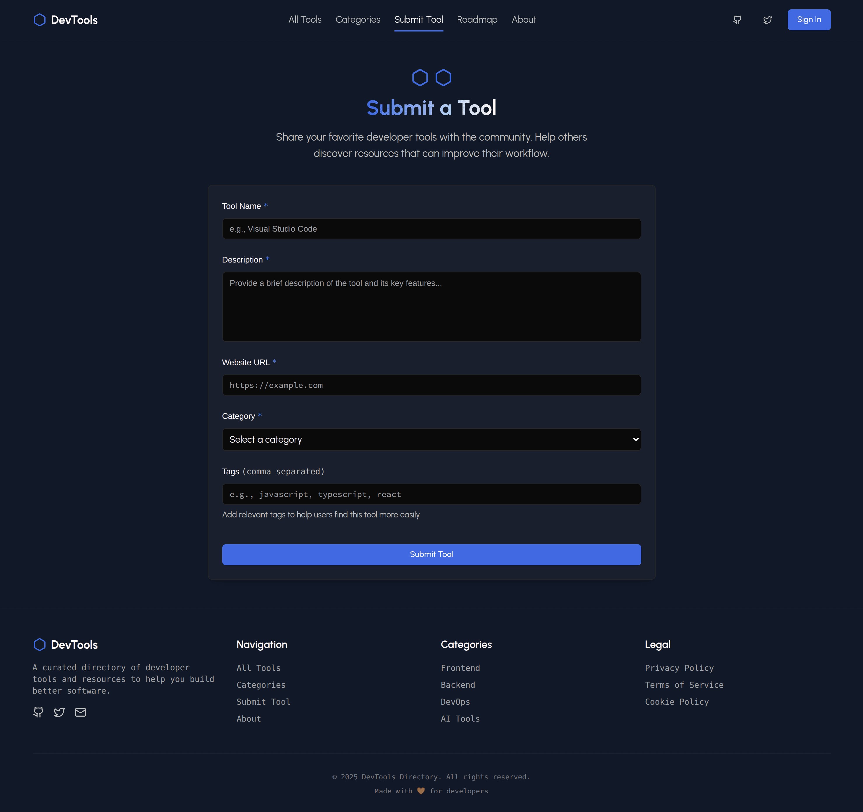 DevTools - a Directory for Developer tools screenshot 4